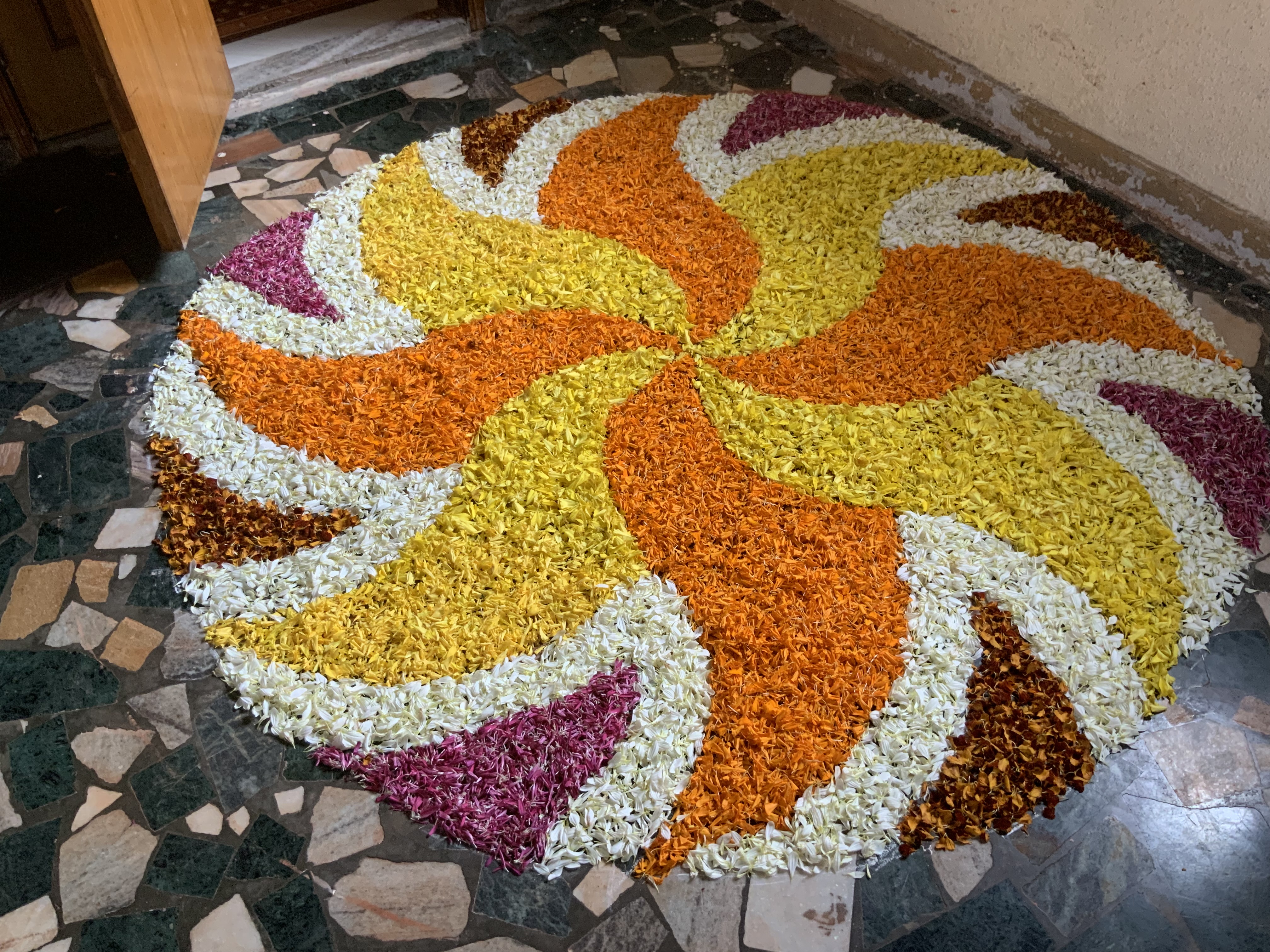 Pookalam art