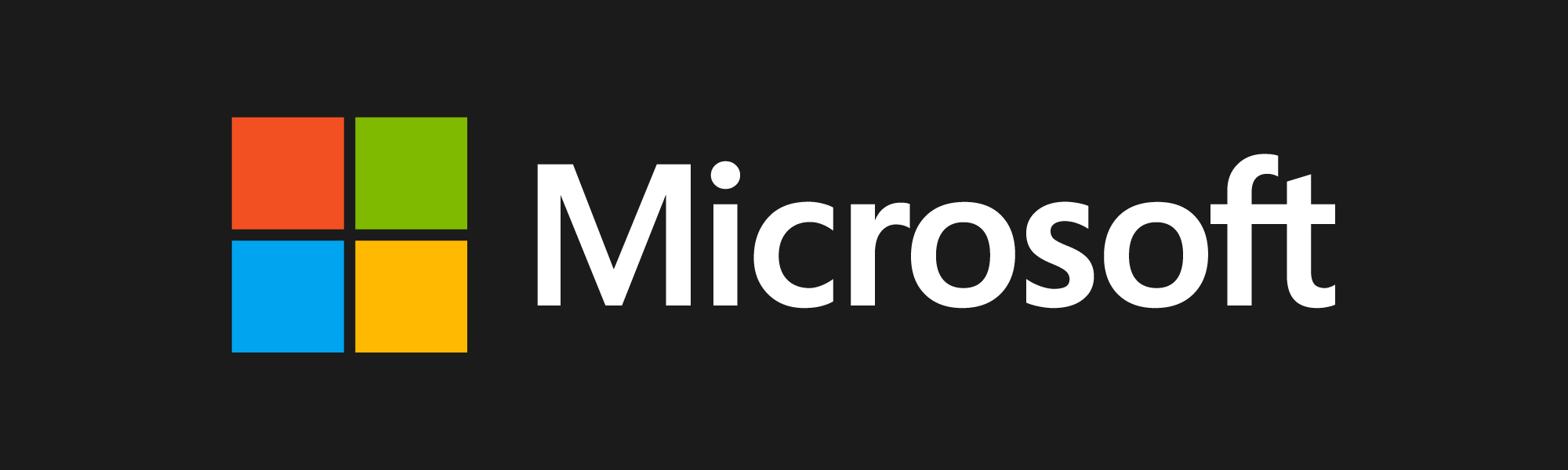 Microsoft logo banner image